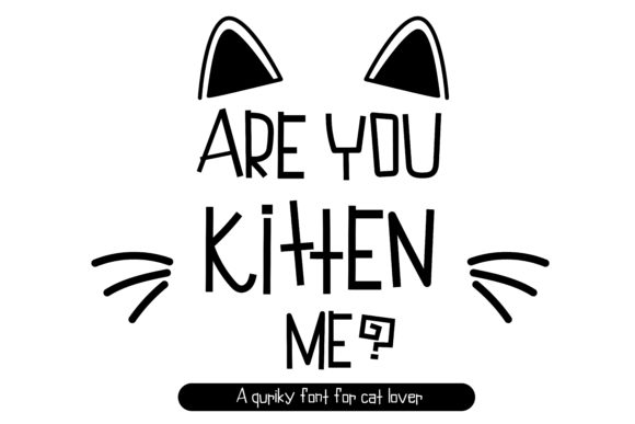 Are You Kitten Me: The Quirky Display Font for Joyful Craft Designs