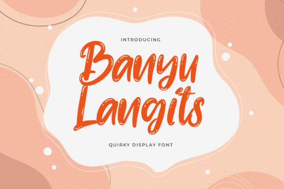 Banyu Langits Display Font Review for Creative Makers