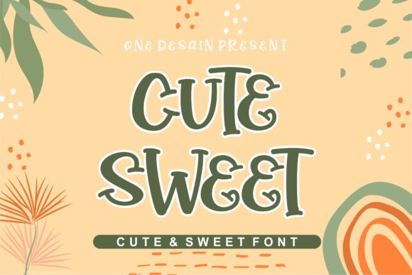 Cute Sweet Display Font for Joyful Campaign Design