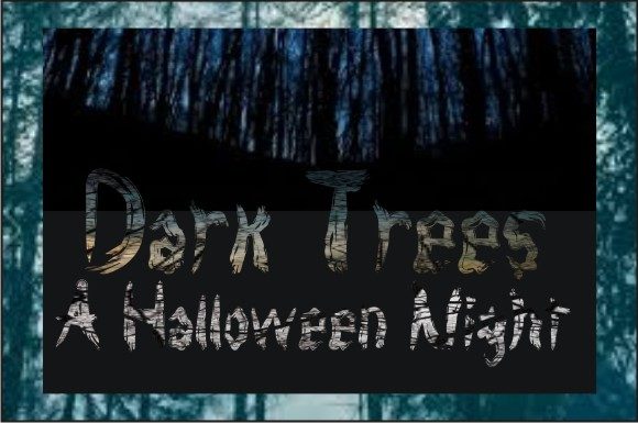 Dark Trees: A Spooky Display Font for Editorial Design