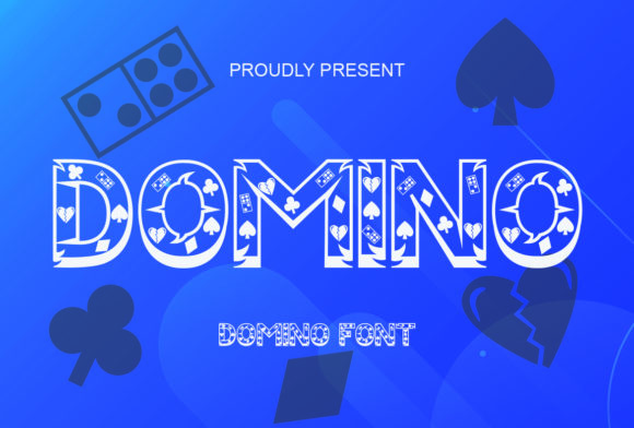 Domino Typeface: A Unique Display Font for Crafters and Sellers