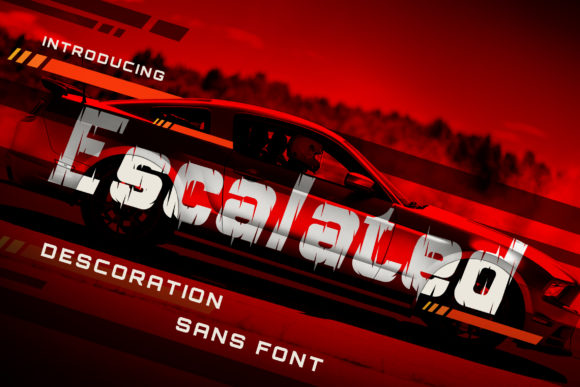 Escalated: The High-Octane Display Typeface for Digital Speed