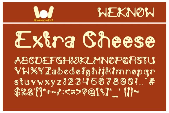 Extra Cheese Display Font for Bold Web Design