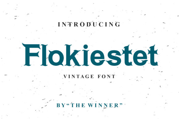 Flokiestet: The Unique Display Font for Polished Brand Identity