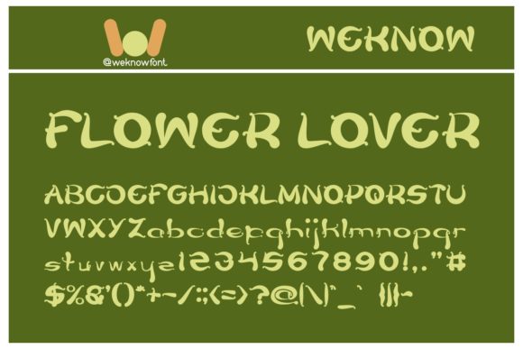 Flower Lover Typeface Review for Small Business Branding
