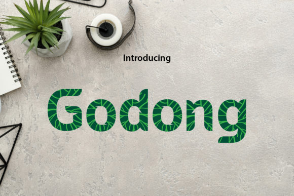 Godong Display Font Review for Modern Campaign Design
