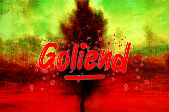 Goliend: A Brush Pen Display Font for Modern Web Design