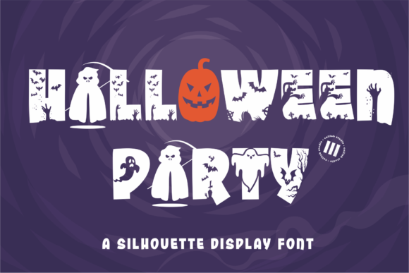 Halloween Party Typeface for Bold Brand Identity