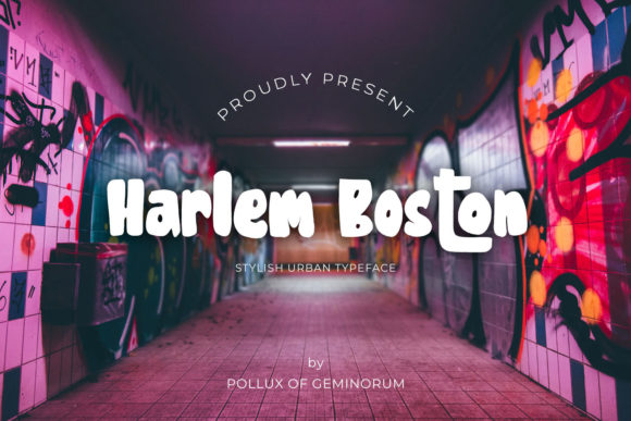 Harlem Boston: A Bold Display Font for Standout Branding