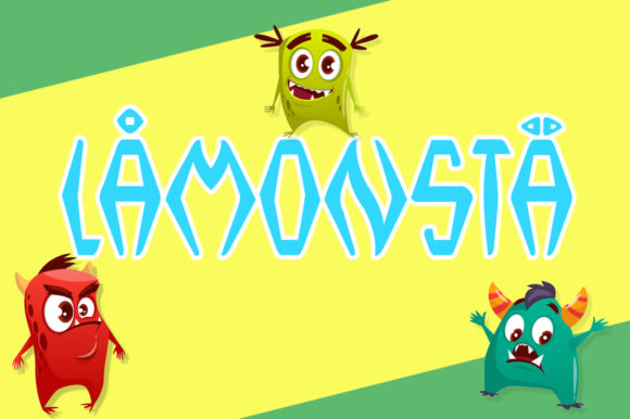 Lamonsta Display Font for Playful Brand Identity