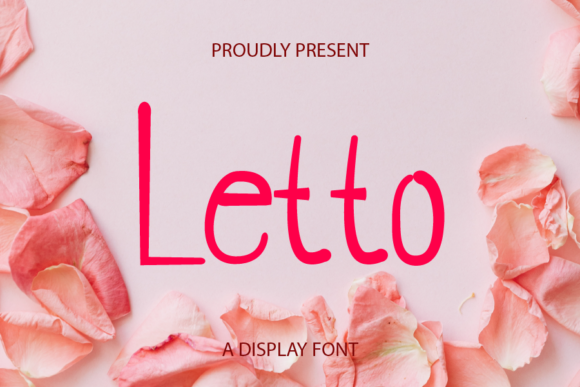 Letto: A Sweet Display Font for Modern Editorial Design