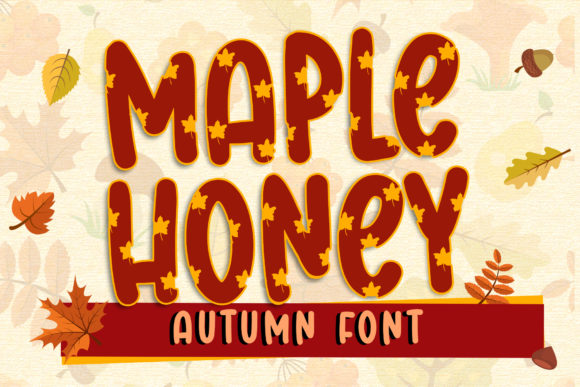 Maple Honey Display Font for Small Business Branding