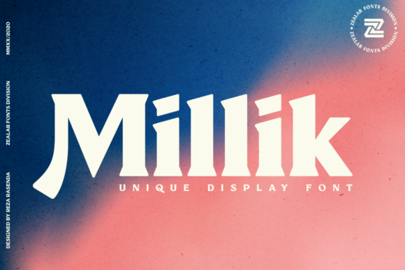 Millik: The Bold Display Font for High-Impact Editorial Design
