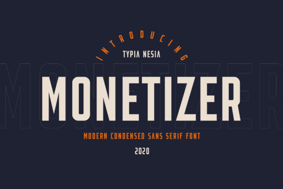 Monetizer: A Bold Display Font for Standout Editorial Design