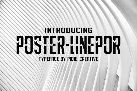 Poster-Linepor Typeface Review: A Strong Display Font for Brand Identity