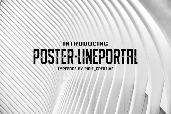 Poster-Lineportal: The Modern Display Font for Polished Branding