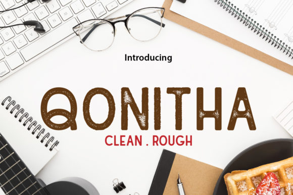 Qonitha: A Bold Display Font for Standout Editorial Design