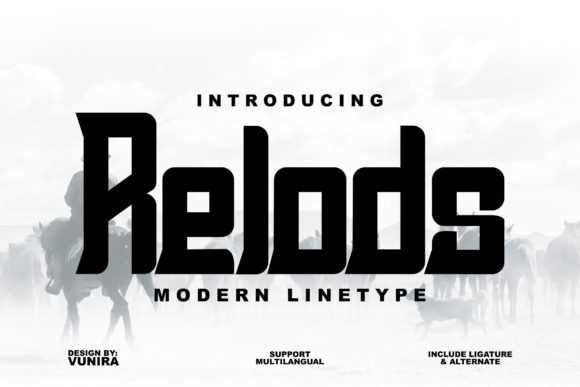 Relods: The Brush Pen Display Font for Authentic Brand Storytelling