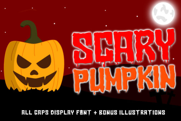Scary Pumpkin: A Playful Display Font for Spooky Season Designs