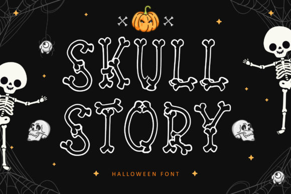 Skull Story Typeface Review: A Spooky Display Font for Bold Branding
