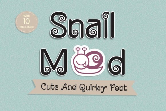 Snail Mood Typeface: Adding Joyful Personality to Digital Layouts