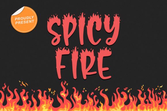 Spicy Fire Typeface: Elevating Digital Brand Identity with Bold Display Typography