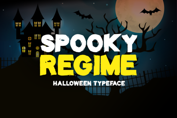 Spooky Regime: The Bold Display Font for Standout Craft Designs