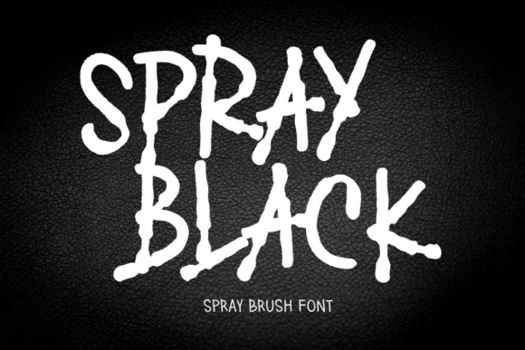 Spray Black Display Typeface for Modern Editorial Design