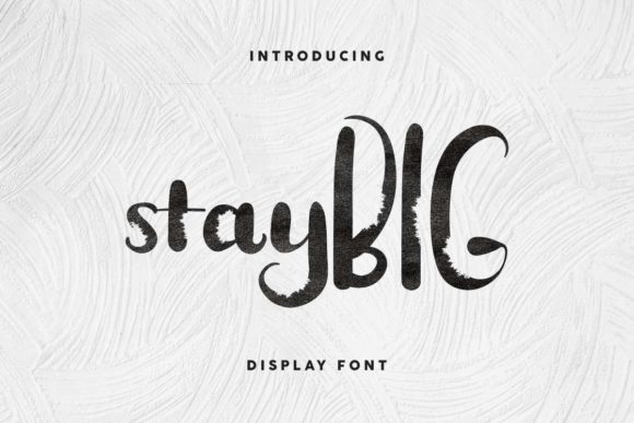 Stay BIG Typeface Review: A Versatile Display Font for Bold Branding