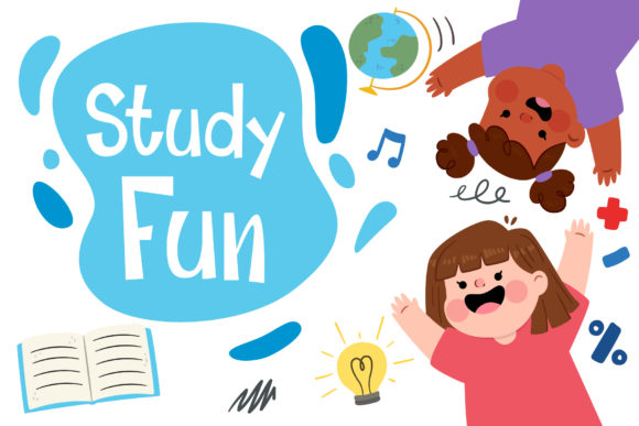 Study Fun: A Joyful Display Typeface for Editorial Design