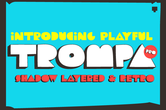Trompa Display Font for Bold Small Business Branding
