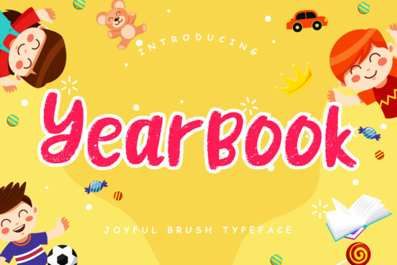 Yearbook Typeface: The Joyful Display Font for Standout Campaigns